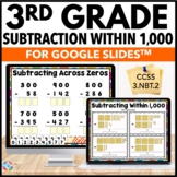 3rd Grade 3-Digit Subtraction with Regrouping - Digital Wo