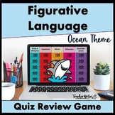 Figurative Language Quiz Review Game Ocean Theme ELA Test 