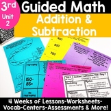 3rd Grade 3 Digit Addition Subtraction With & Without Regr