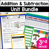 3rd Grade Addition and Subtraction Unit - Word Problems, Regrouping TEKS