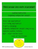 3rd Grade Addition/Subtraction/Beginning Multiplication As