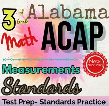 Preview of 3rd Grade Alabama ACAP Measurements Standards Review