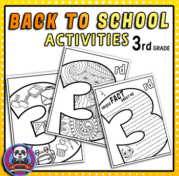 Preview of 3rd Grade All About Me Book - Back to School Activities - all about me booklet