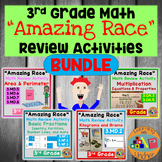 3rd Grade "Amazing Race" Math Review BUNDLE