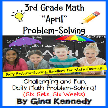 Preview of 3rd Grade April Problem Solving: Daily Multi-Step (Two-Step) Math Problems