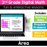 3rd Grade Area 3.MD.5 3.MD.6 3.MD.7 Digital Math Activitie