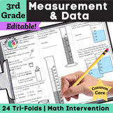 3rd Grade Math Review Measuring Area & Perimeter, Telling 