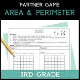 3rd Grade Area and Perimeter Activity | Partner Dice Game