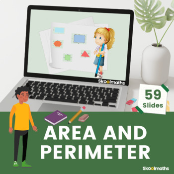Preview of 3rd Grade Area and Perimeter | Interactive Lesson and Activities
