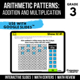 3rd Grade Arithmetic Patterns | Digital Centers | Google C
