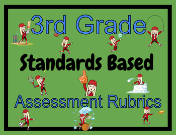 Preview of 3rd Grade Assessment Rubrics Bundle