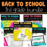 3rd Grade Back to School Lessons and Activities BUNDLE