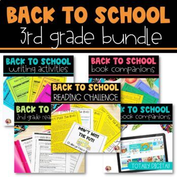 Preview of 3rd Grade Back to School Lessons and Activities BUNDLE