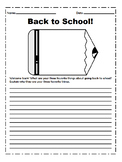 3rd Grade Back to School Writing Prompt