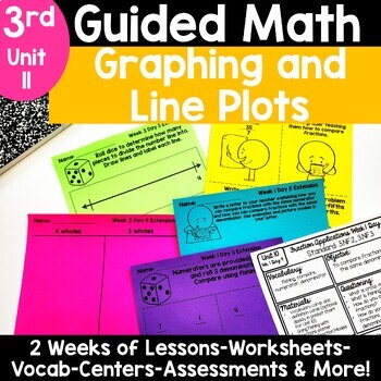 Preview of 3rd Grade Bar Graphs Pictographs Line Plots Graphing Activities Worksheets