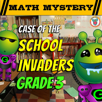Preview of 3rd Grade  Beginning of the Year Activity - Back to School Math Mystery Math