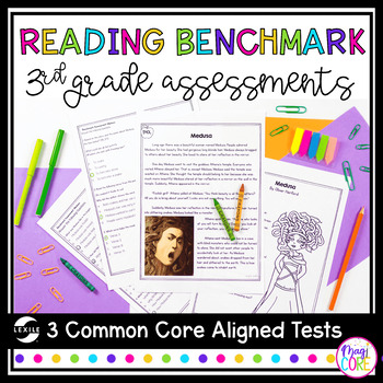 Preview of 3rd Grade Benchmark Reading Assessments - Passages, Questions, & Data PRINT ONLY