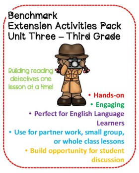 Preview of 3rd Grade Benchmark Unit Three ELA Extension Activities