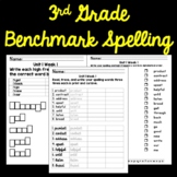 3rd Grade Benchmark Workshop Spelling and Vocabulary Activities
