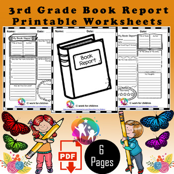 Preview of 3rd Grade Book Report