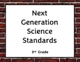 3rd Grade Brick Wall NGSS Posters