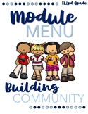 3rd Grade Building Community Module Menu