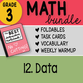 3rd Grade Math Doodles Bundle 12. Data