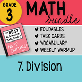3rd Grade Math Doodles Bundle 7. Division