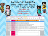 3rd Grade CCGPS Editable Lesson Plans with Dropdown Boxes