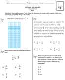 3rd Grade CCSS Assessments (Eureka Modules / Engage NY 1 - 7)