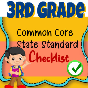 Preview of 3rd Grade CCSS Checklist: Help Your Child Succeed in School