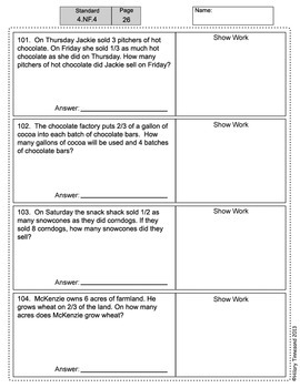 4th grade math bundle time tests word problems ccss