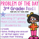 3rd Grade CCSS Spiraling Problem of the Day: Part 1