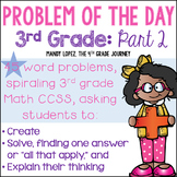 3rd Grade CCSS Spiraling Problem of the Day: Part 2