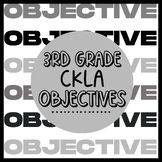3rd Grade- CKLA 2nd Edition Objective Poster Bundle