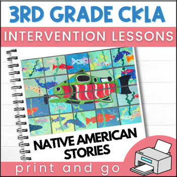 Preview of 3rd Grade CKLA Skills U8 Native American Stories Intervention Lessons