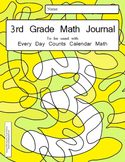 Calendar Math 3rd Grade Math Journal - to be used with Eve