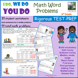 3rd Grade Challenging Multi-Step Math Word Problems-Test Prep