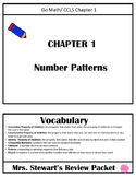 3rd Grade- Chapter 1 Go Math Review Packet