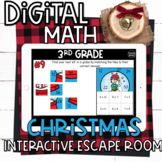 3rd Grade Christmas Math Digital Escape Room Breakout | Di