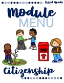 3rd Grade Citizenship Module Menu