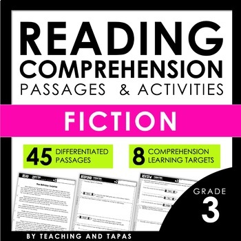 Preview of 3rd Grade Close Reading Passages and Activities | LITERATURE | FICTION