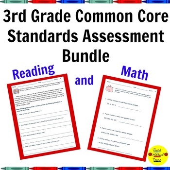 Preview of 3rd Grade Common Core Assessment Bundle