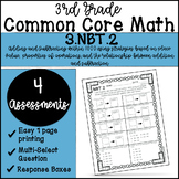 3rd Grade Common Core Assessments 3.NBT.2 | Addition and S