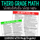 3rd Grade Common Core CCSS Math Standards Step-Up Referenc