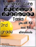 3rd Grade Common Core Connected Reading Response Tasks