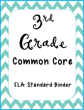 Preview of 3rd Grade Common Core ELA Formative Assessments