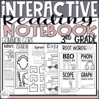 Preview of 3rd Grade Interactive Reading Notebook