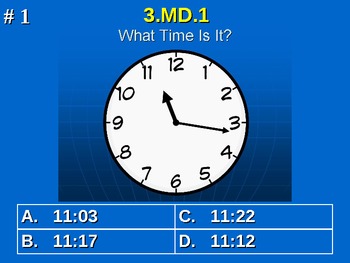 Preview of 3rd Grade Common Core Math 3 MD.1 Tell and write time. 3.MD.1
