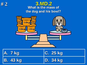 Preview of 3rd Grade Common Core Math 3 MD.2 Measurement and Data 3.MD.2